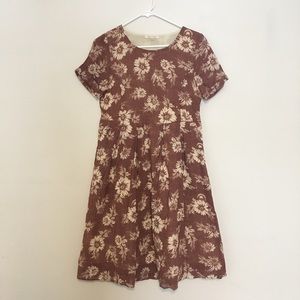Clad and Cloth Floral Dress